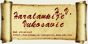 Haralampije Vukosavić vizit kartica